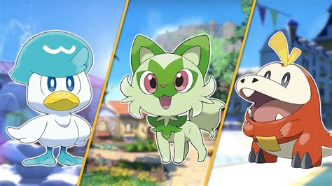 pokemon scarlet starters evolutions|Guide – All starter evolutions in Pokémon Scarlet and Violet